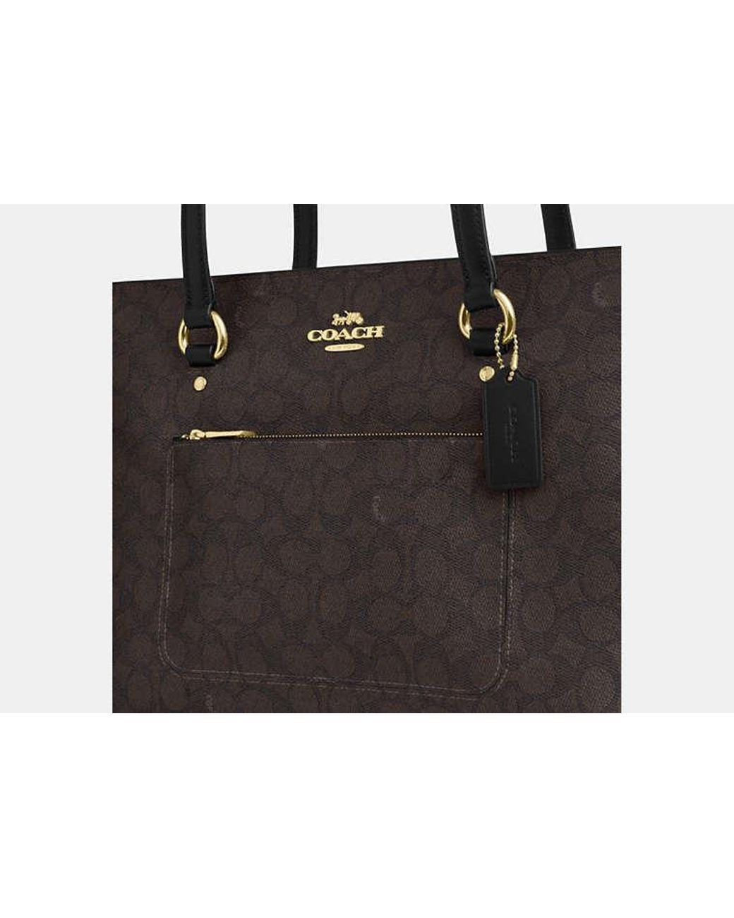 COACH Black Station Tote Bag