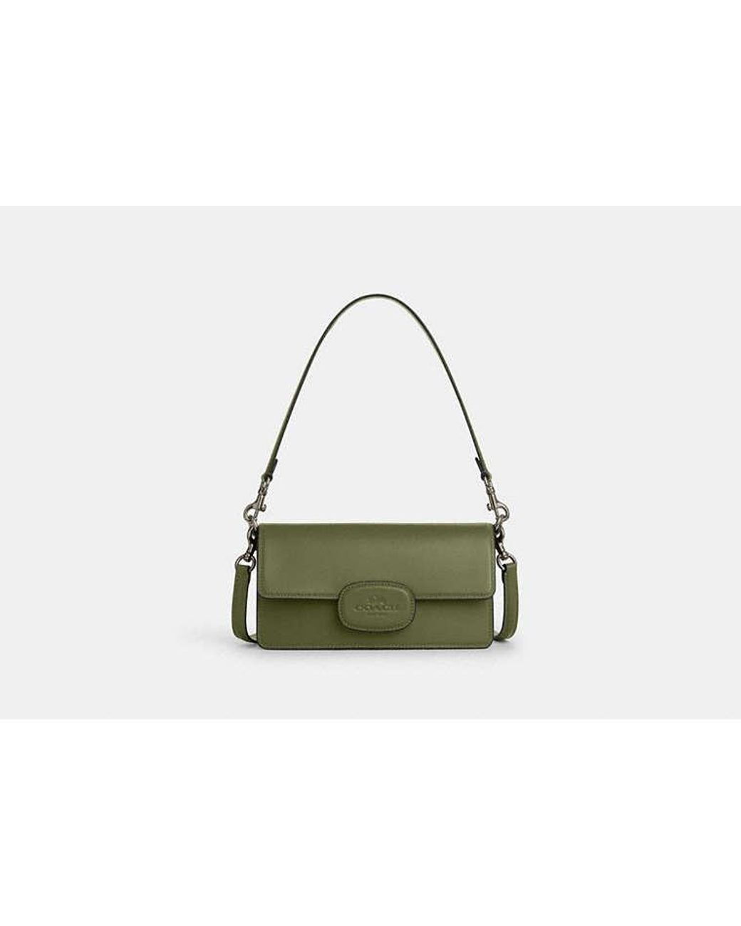 COACH Eliza Flap Crossbody Bag With Leather Covered Closure
