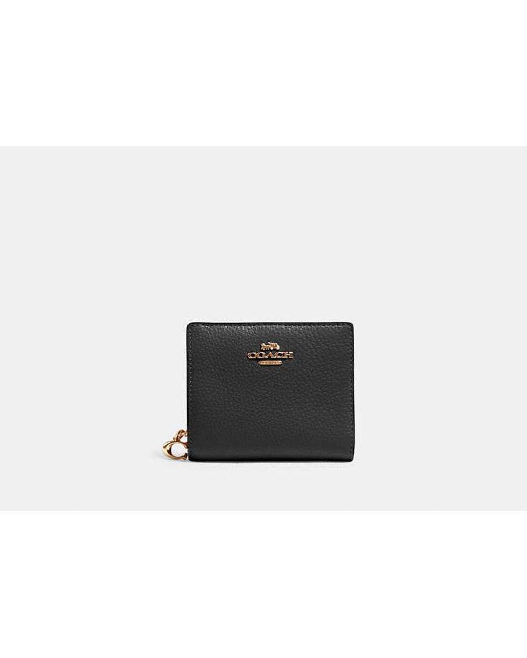 COACH Black Snap Wallet