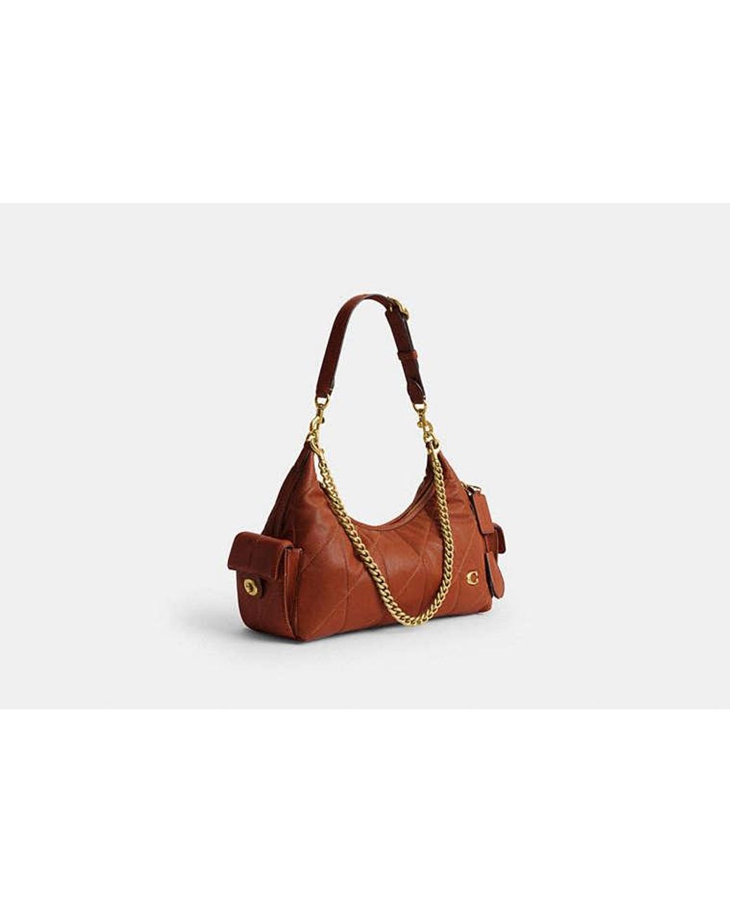 COACH Black Pocket Juliet Bag 30 With Quilting