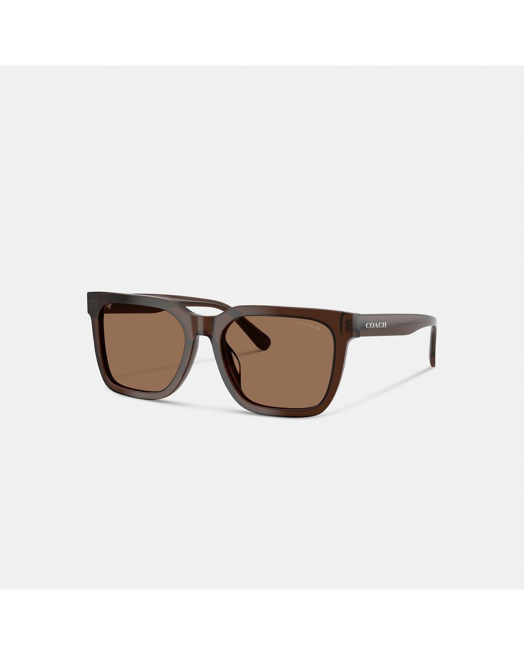 COACH Brown Square Sunglasses