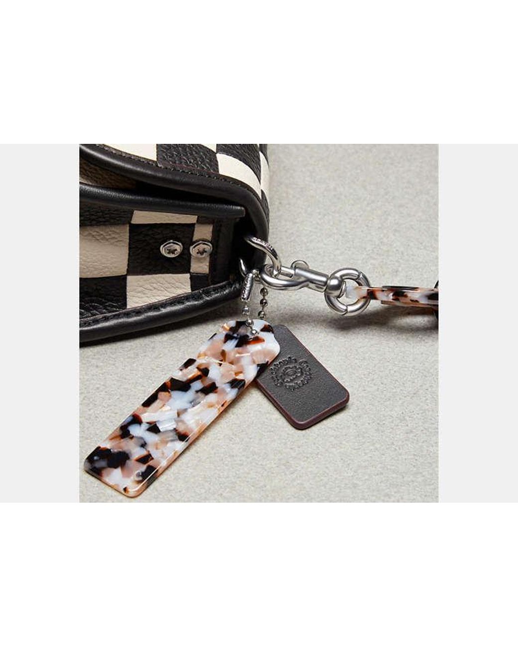COACH Black Wavy Dinky Bag