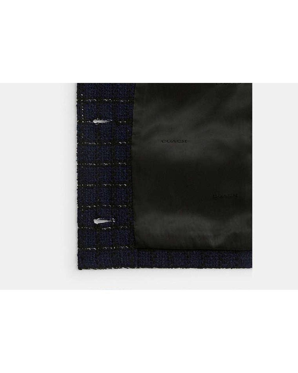 Chaleco De Bouclé Heritage C COACH de color Blue