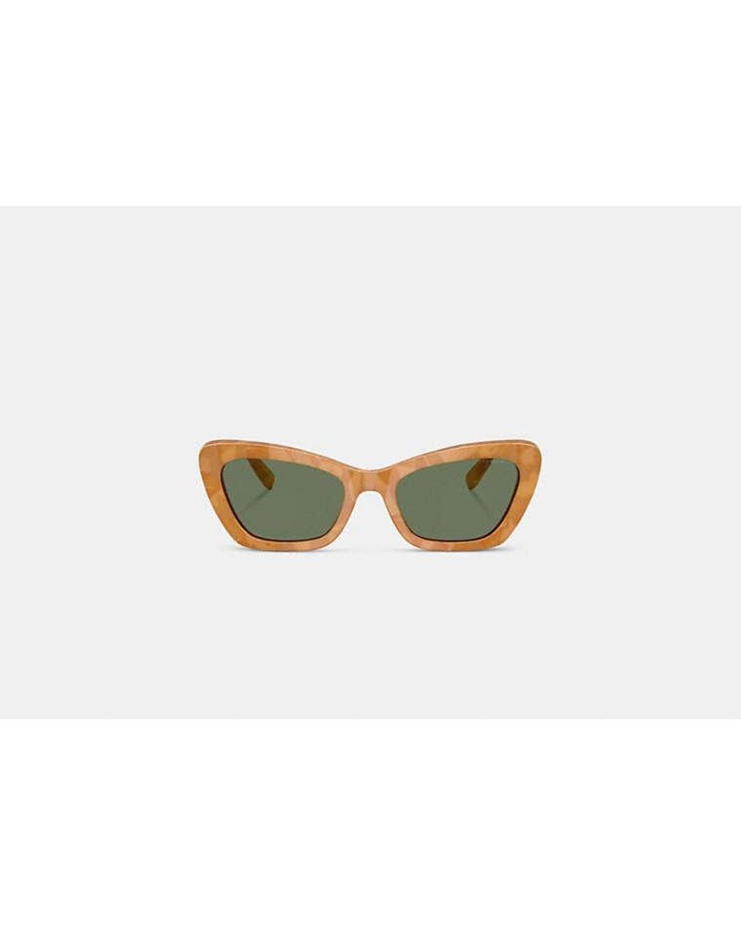 COACH Black Wire Cat Eye Sunglasses