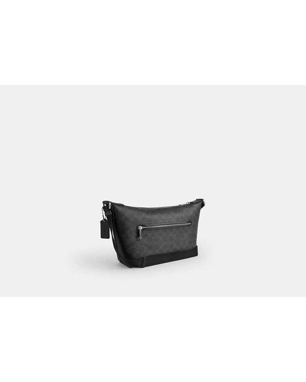 COACH Black Small Finn Crossbody Bag With Pouch for men