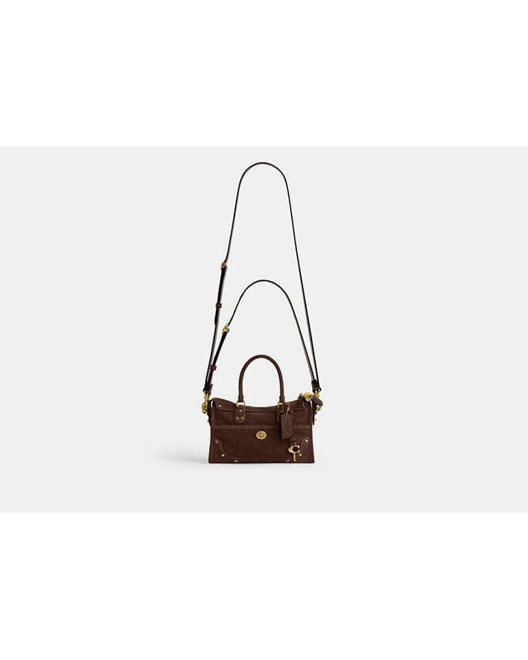 COACH Black Rhyder Satchel Bag 24