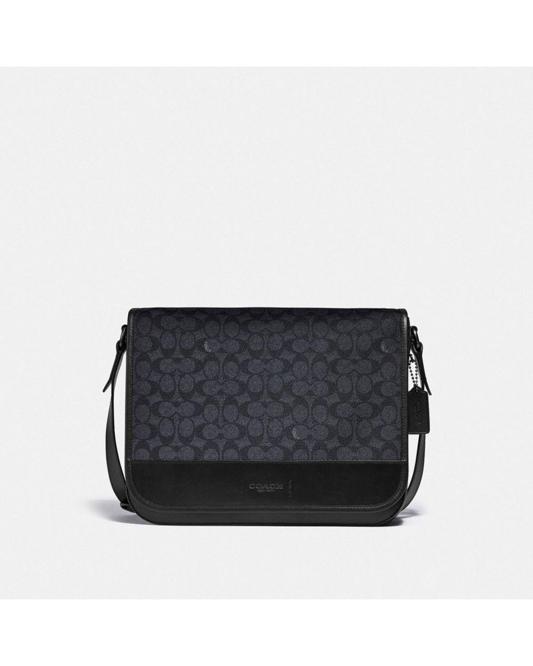 Metropolitan slim messenger in signature canvas sale