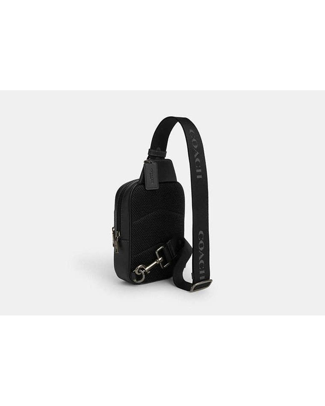 COACH Black Racer Sling Pack for men