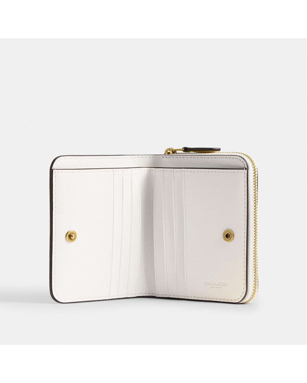 COACH White Essential Billfold Wallet
