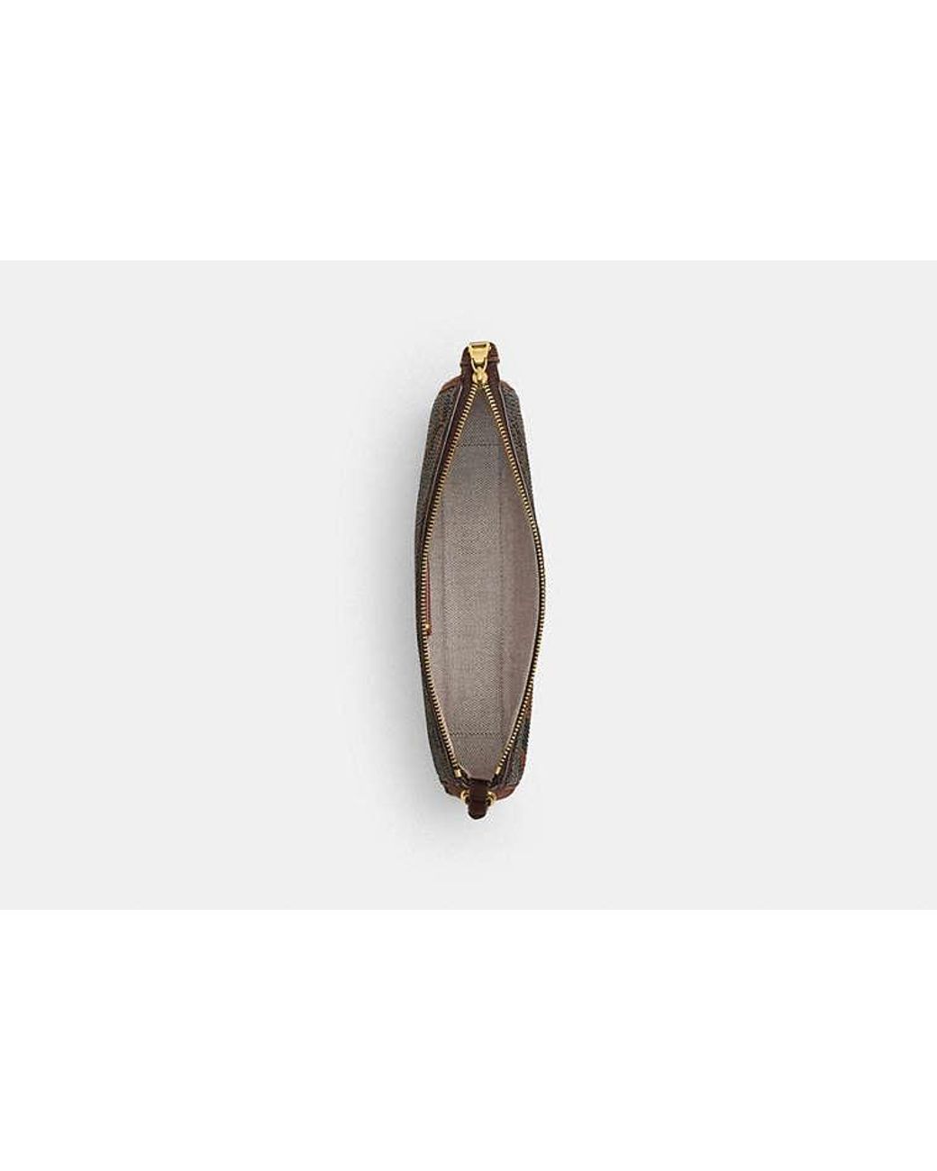 COACH Black Plaza Bag With Crystal Signature