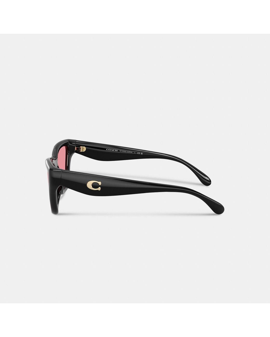 COACH Red C Hardware Cat Eye Sunglasses