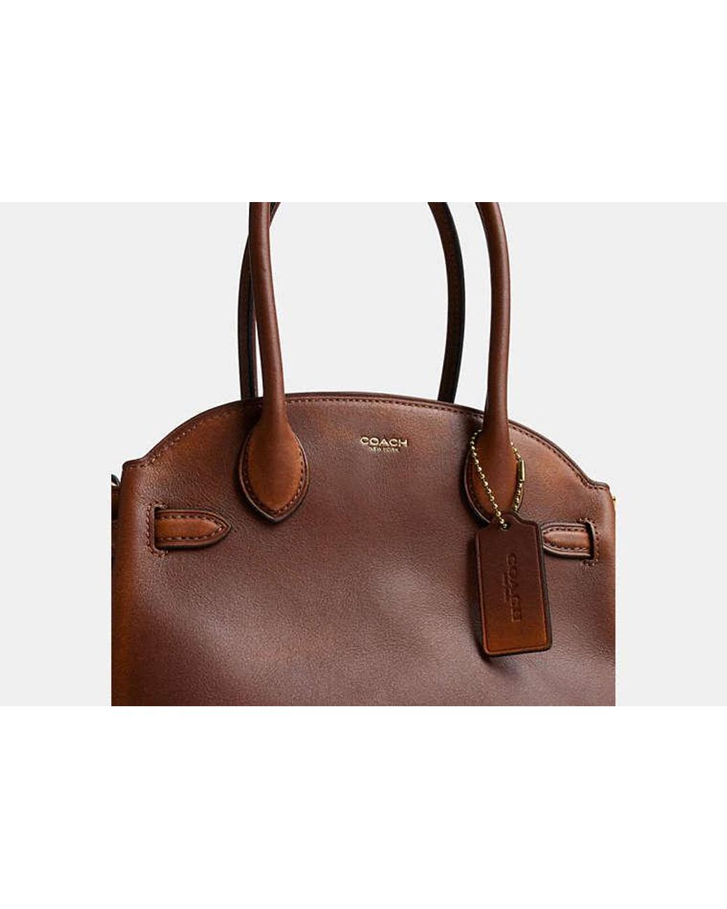 COACH Black Empire Carryall Bag 21