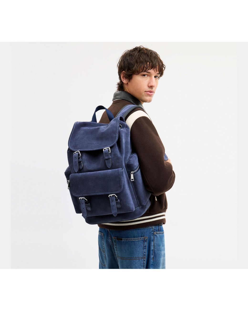 Zaino Sprint di COACH in Blue da Uomo