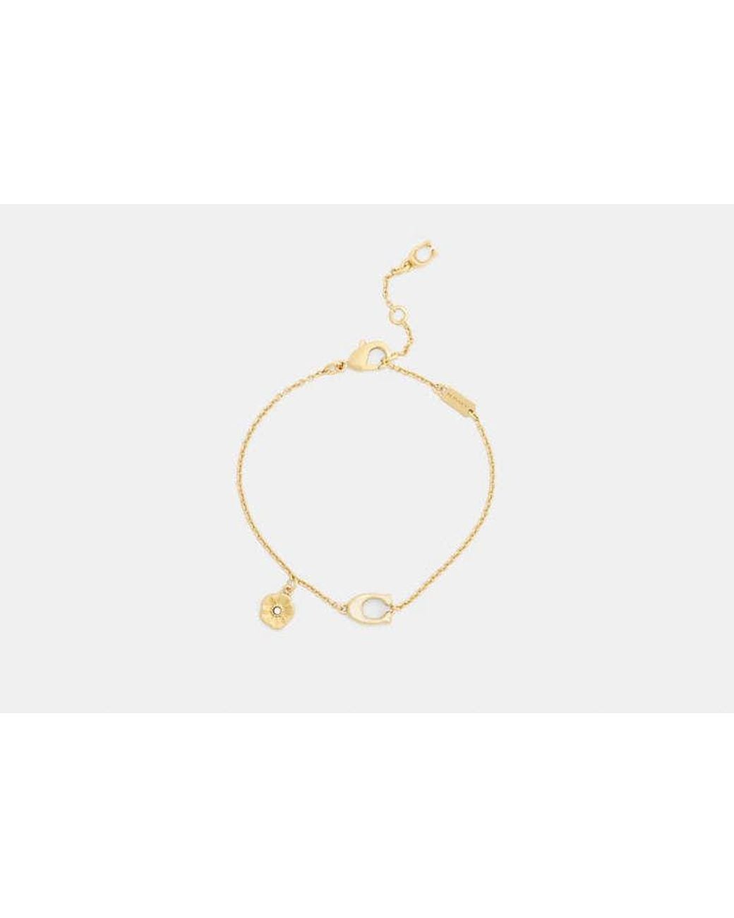 Pulsera Lineal COACH de color Black
