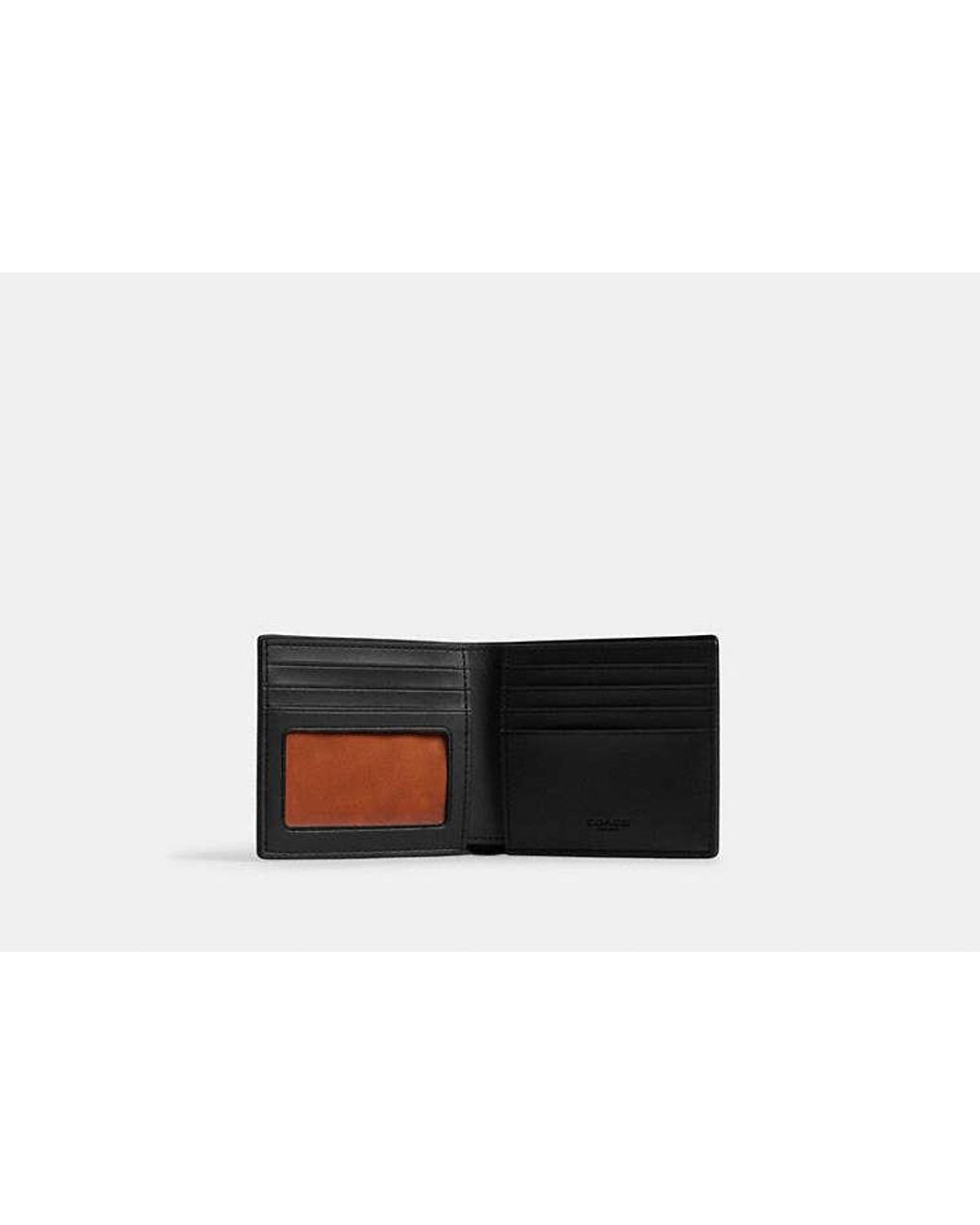 COACH White Id Billfold Wallet In Signature Canvas for men