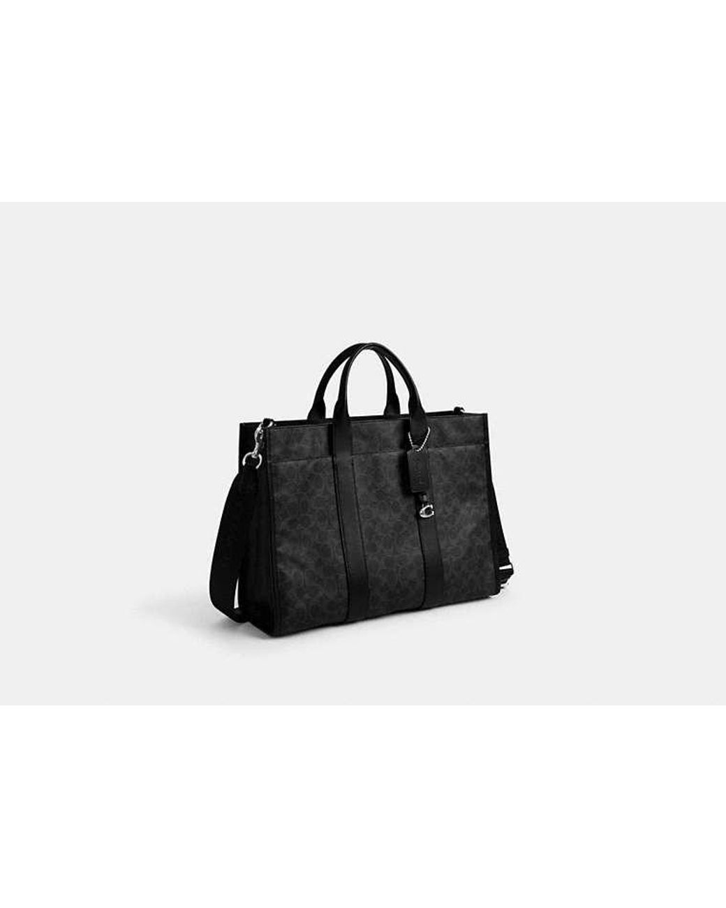 COACH Black Wesley Tote for men