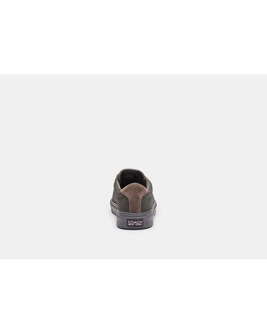 COACH Black Skate Sneaker With Hardware for men