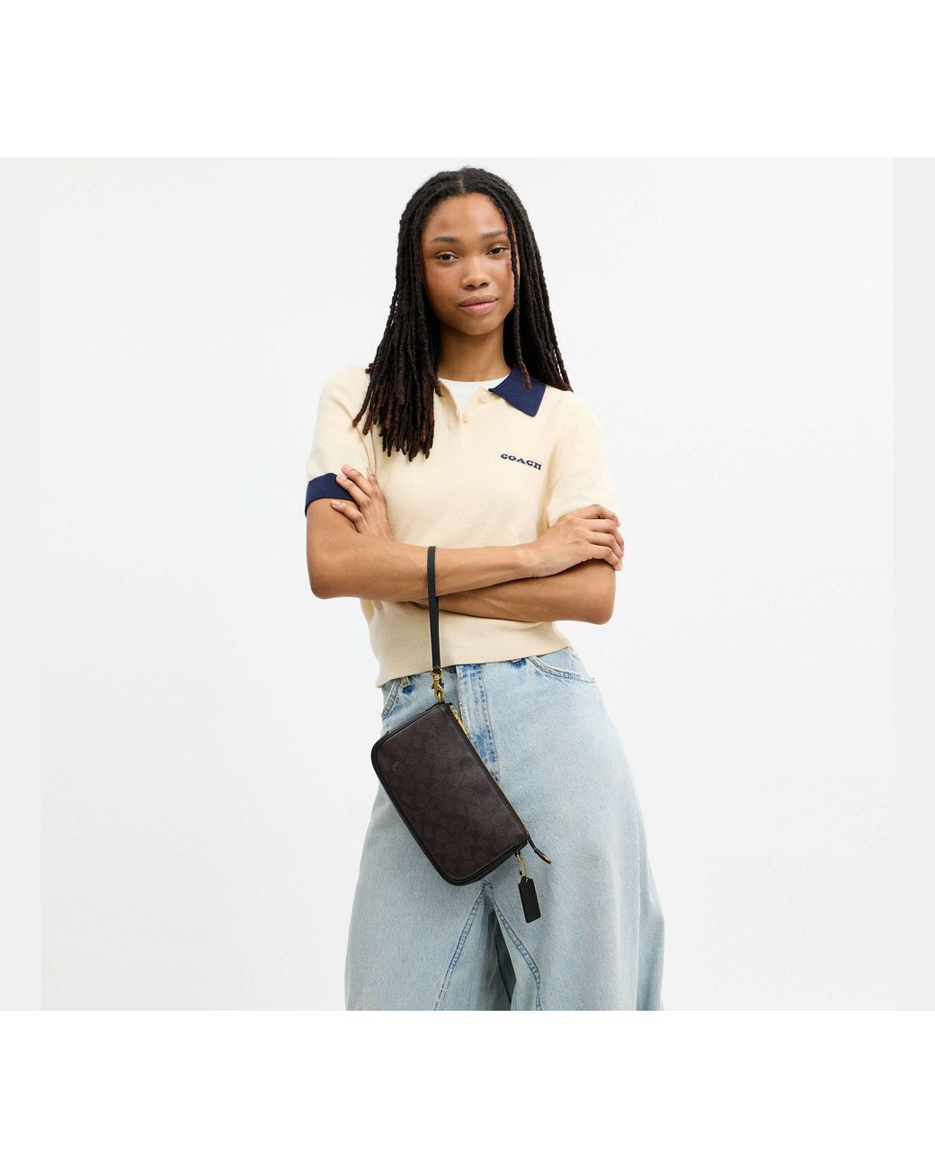 Borsa Plaza di COACH in Black