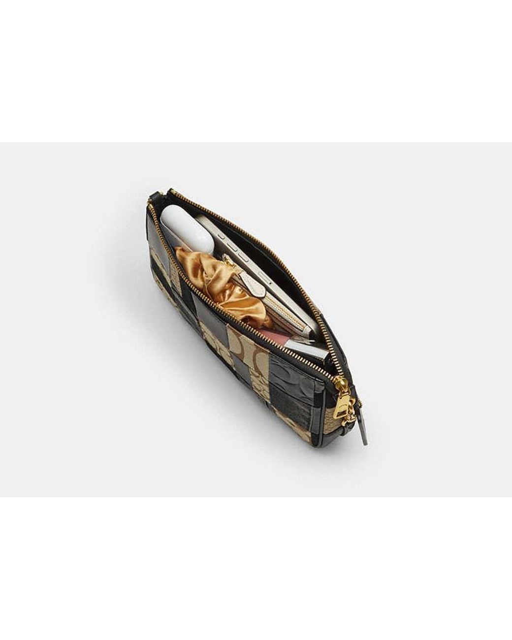Sac Plaza 25 Avec Patchwork En Pour Femmes COACH en coloris Black