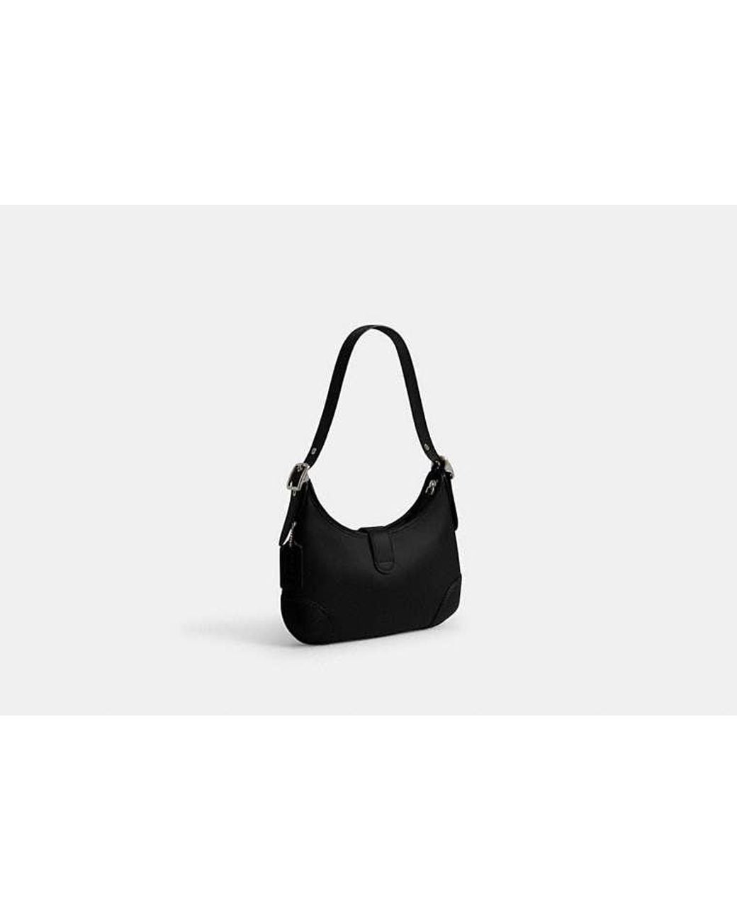 COACH Black Hamptons Hobo Bag