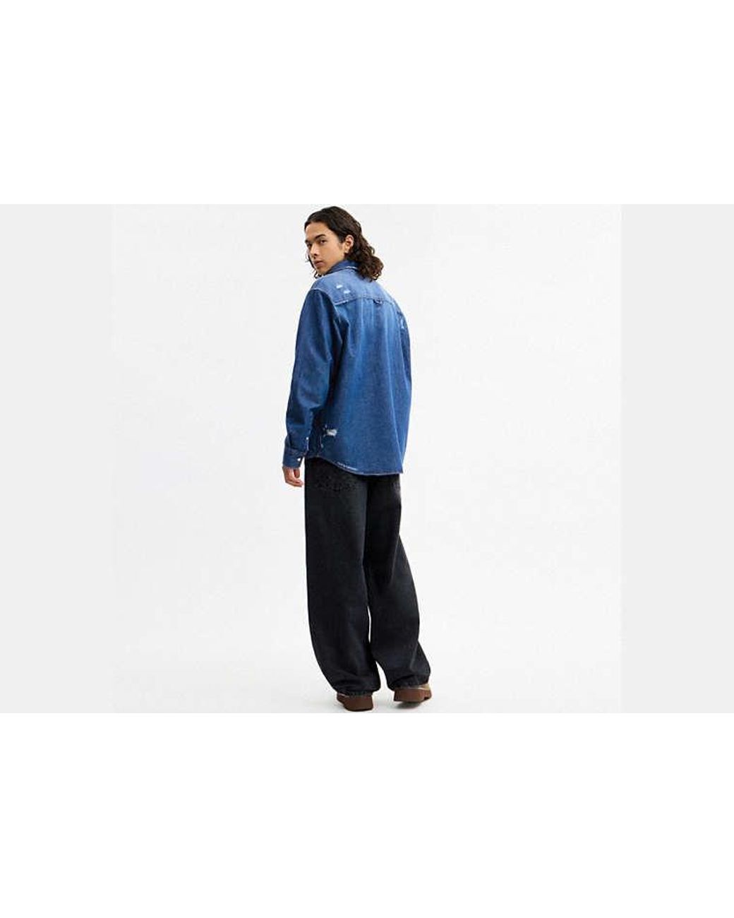 COACH Blue Denim Shirt for men