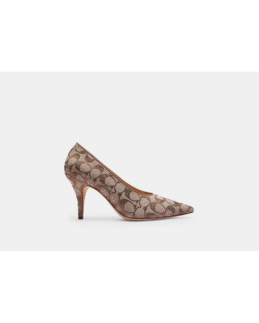 COACH Black Daisy Pump