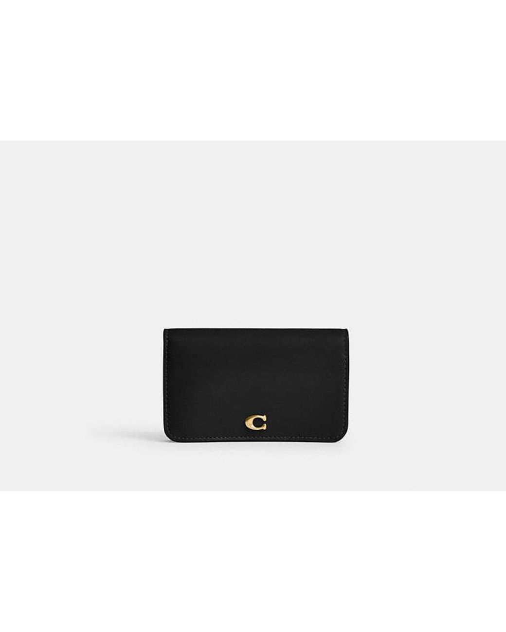COACH Black Essential Schmales Kartenetui Für Frauen