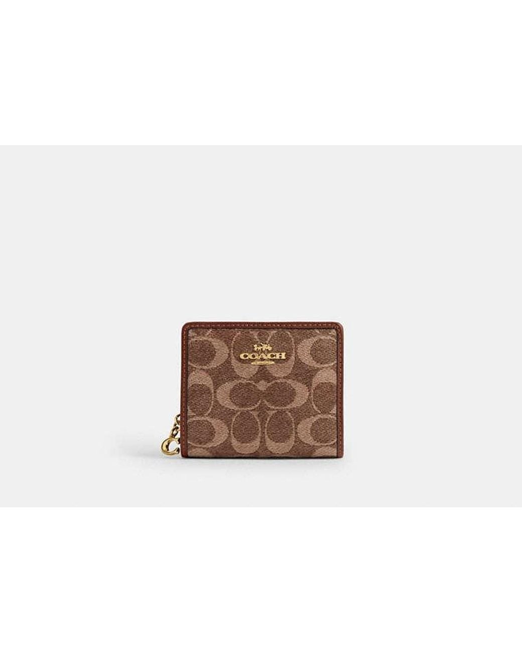 COACH Black Snap Wallet