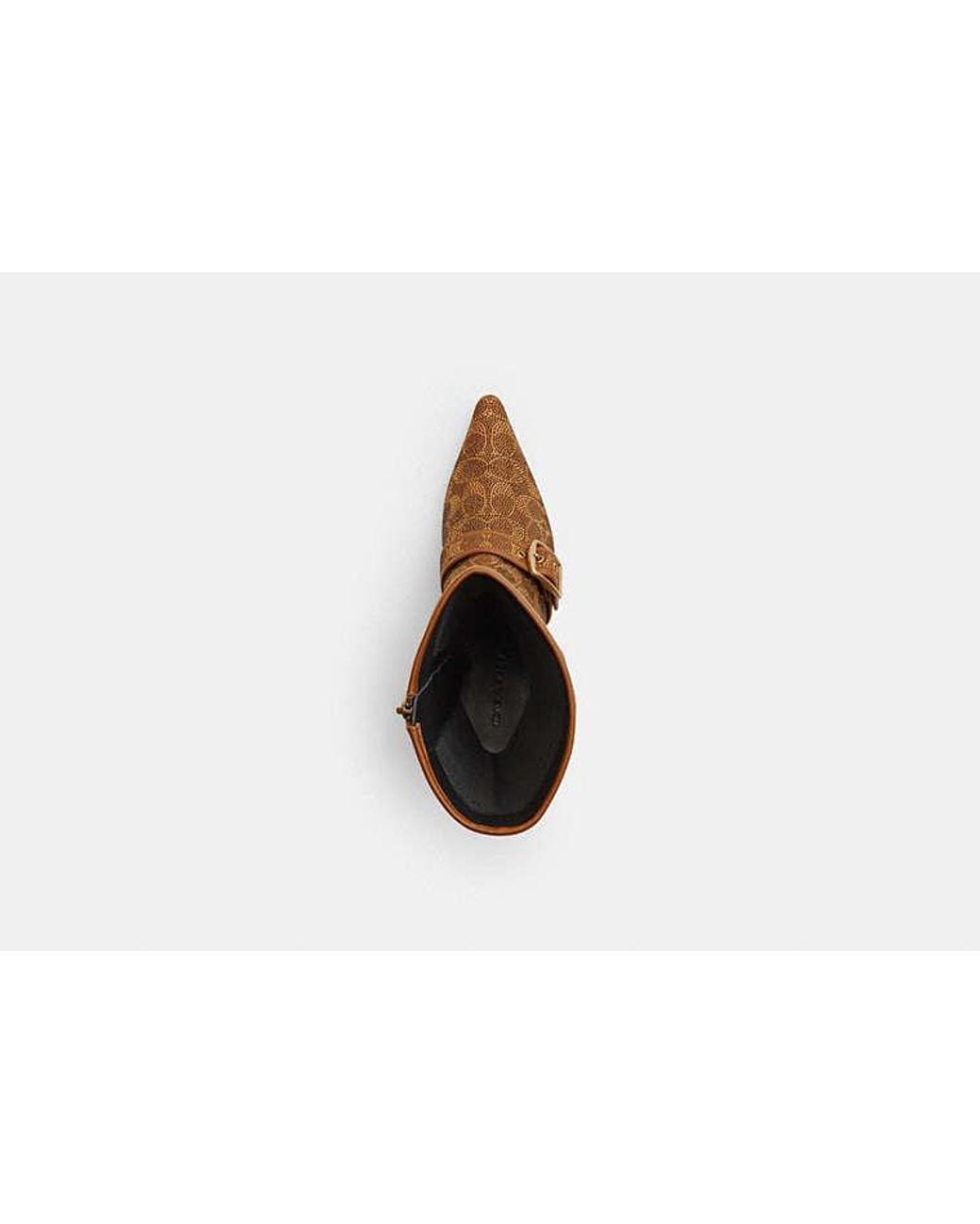 COACH Black Margot Boot With Crystal Signature
