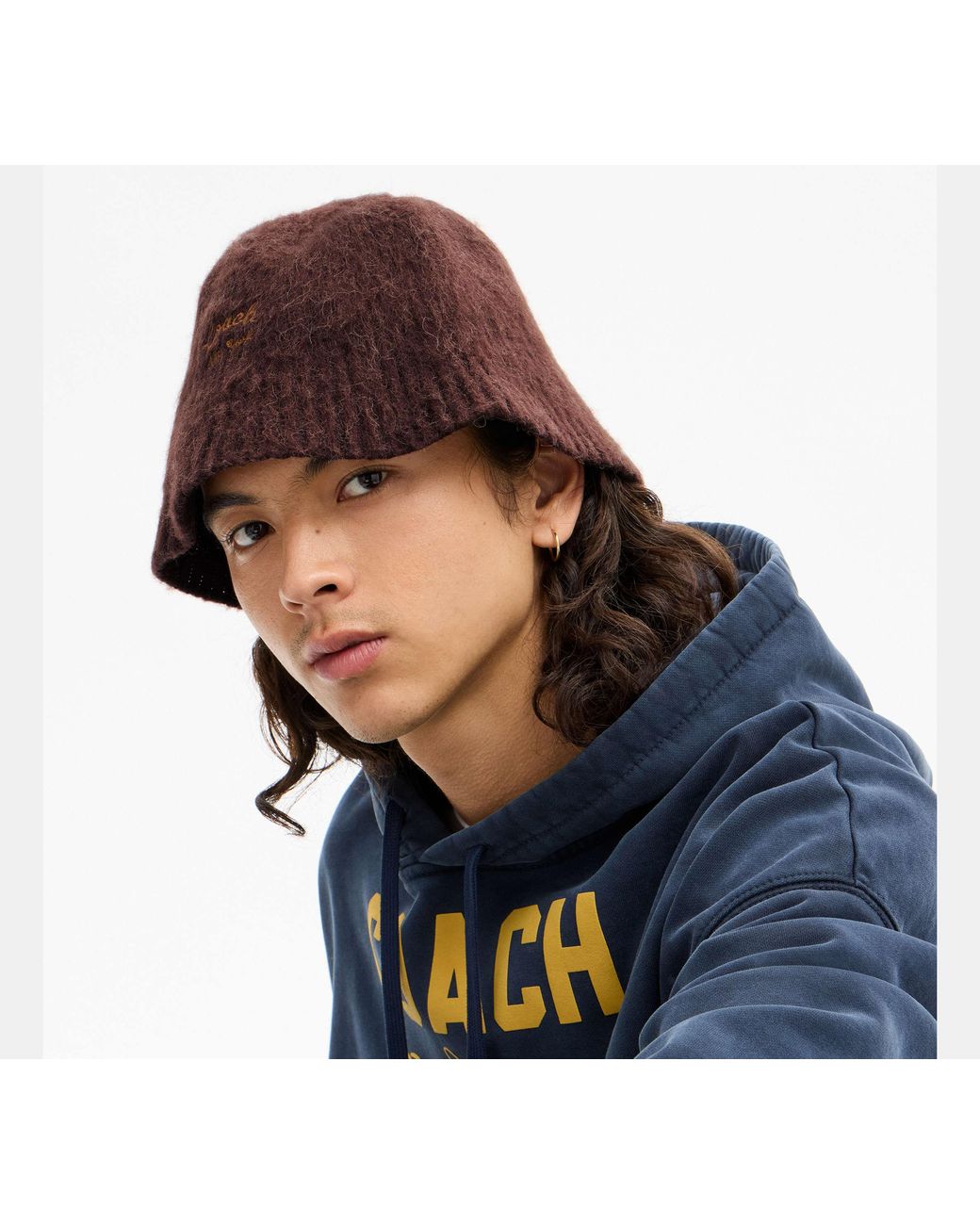 Cappello A Secchiello di COACH in Brown