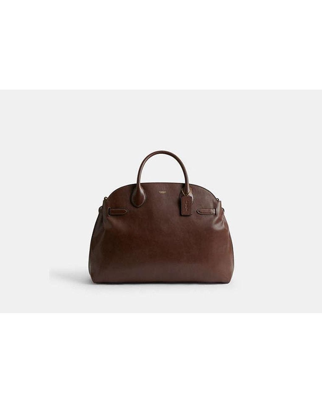 COACH Brown Soft Empire Carryall Bag 48