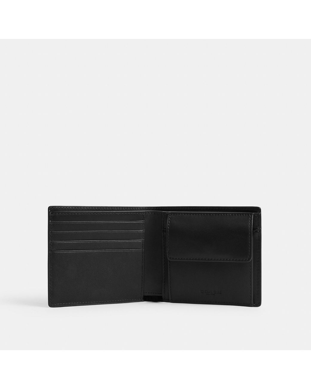 COACH Black Coin Wallet for men