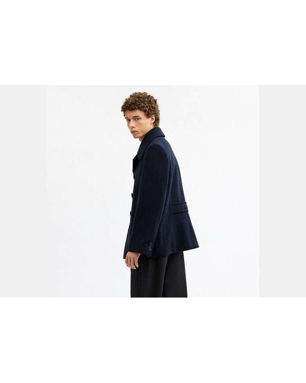 COACH Blue Peacoat for men