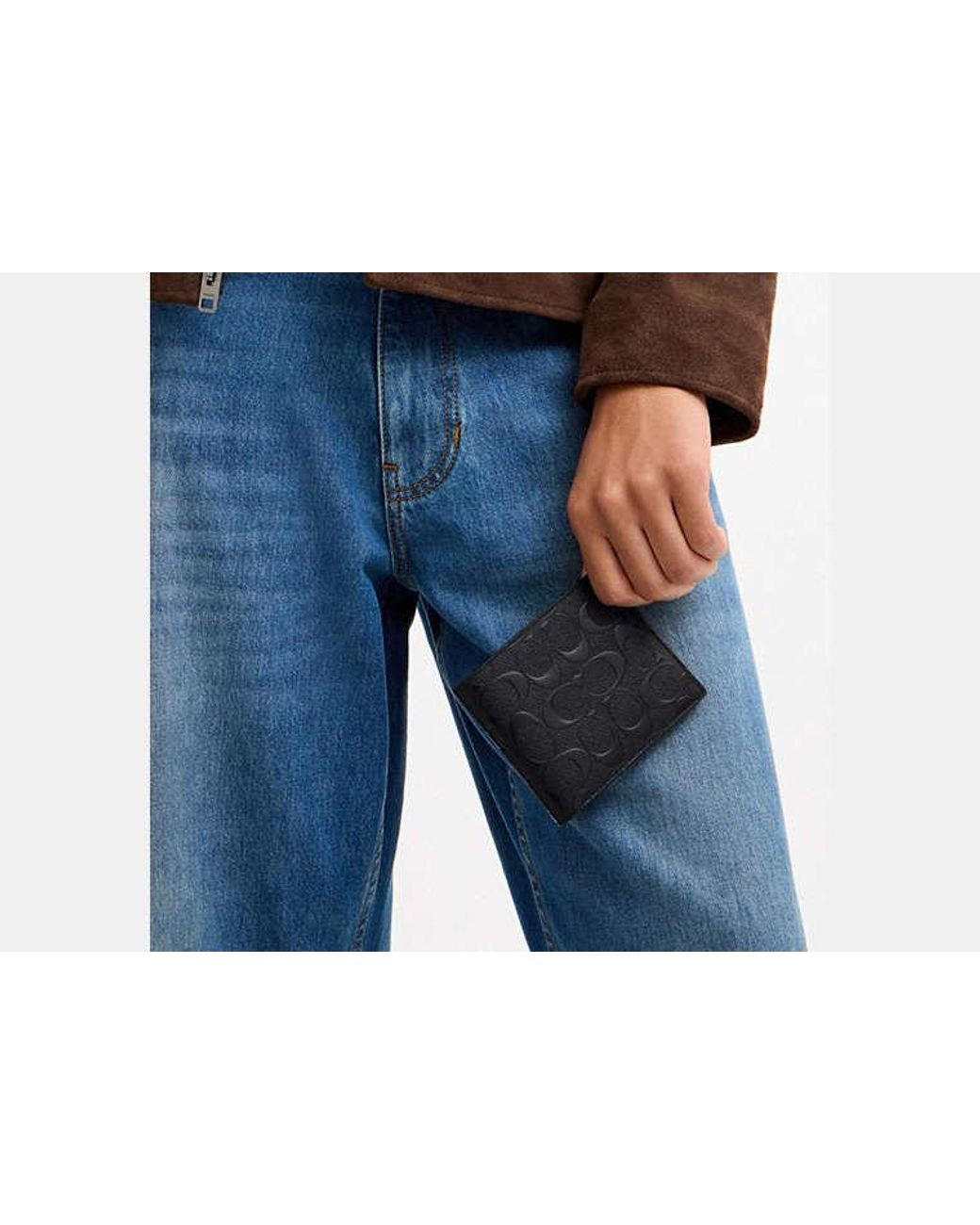 COACH Black 3-In-1 Wallet for men