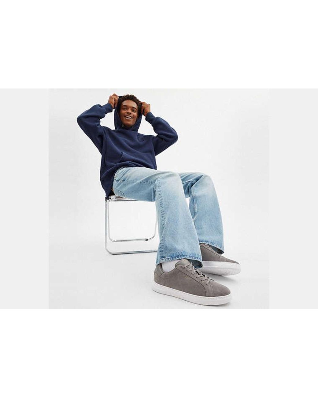 COACH Black High Line Sneaker for men