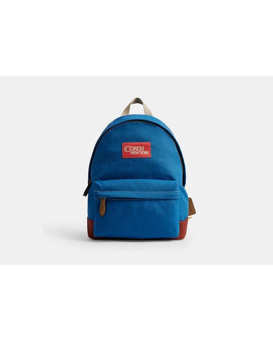 COACH Blue Tyler Backpack for men