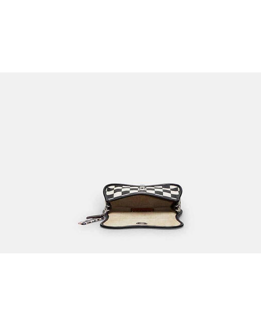 COACH Black Wavy Dinky Bag