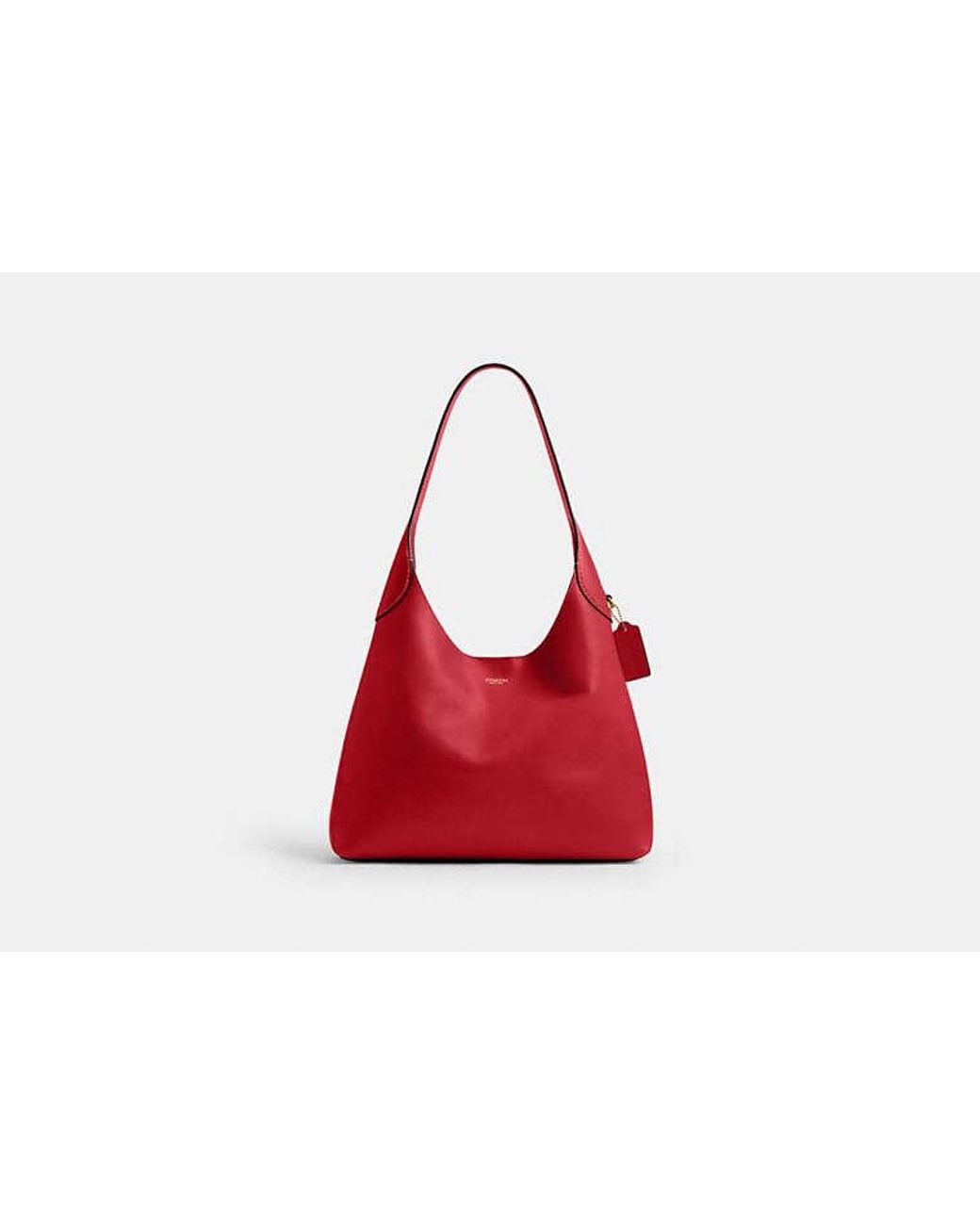 COACH Red Brooklyn Shoulder Bag 34