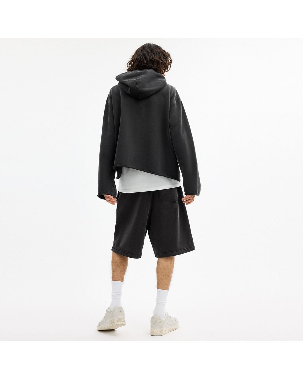 COACH Black Brain Dead Sweatshorts for men