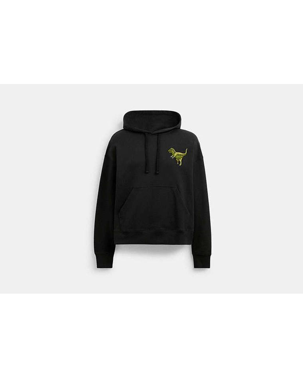 COACH Black Rexy Hoodie for men