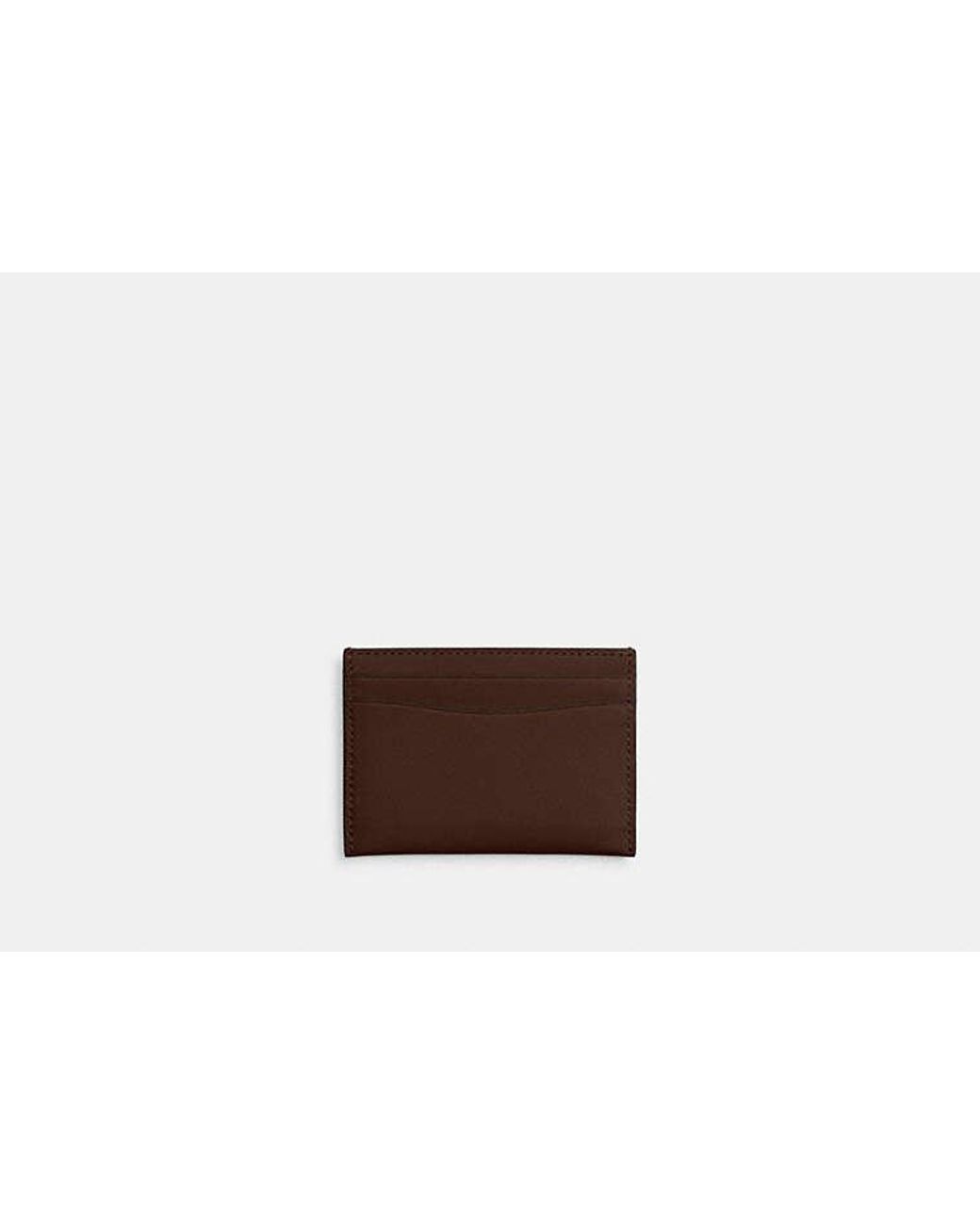 COACH Brown Essential Card Case