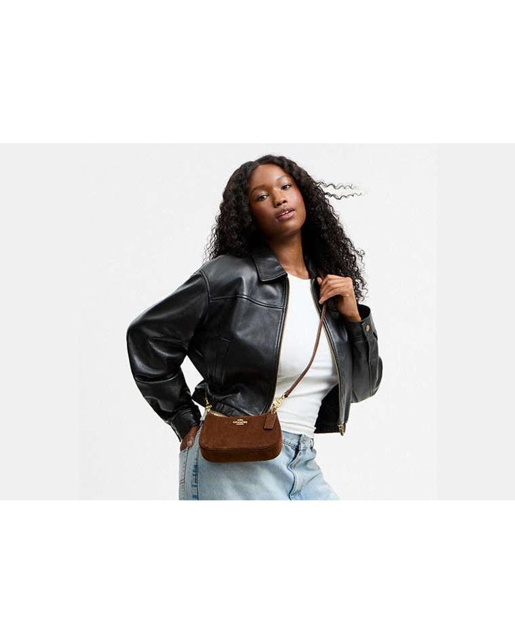 COACH Black Teri Mini Crossbody Bag