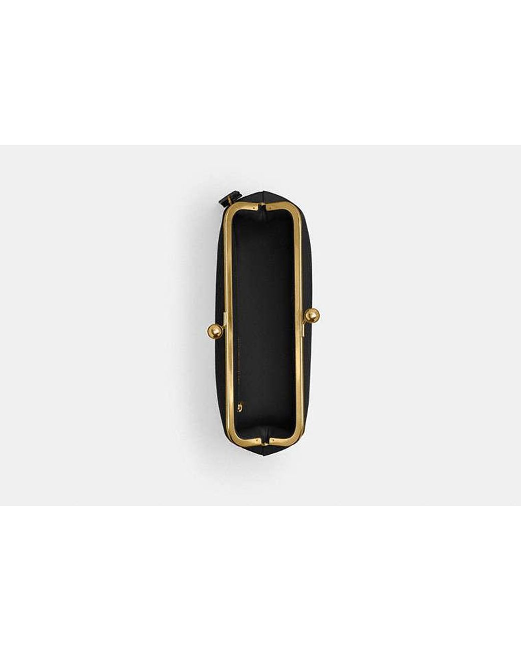 COACH Black Kisslock Frame Bag 30