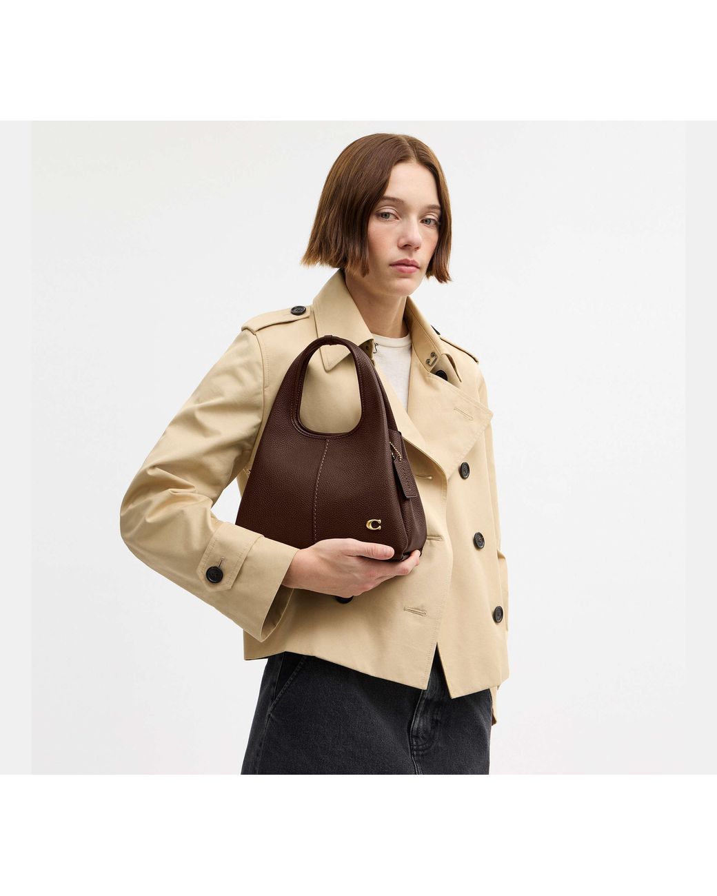 COACH Black Lana Shoulder Bag 23