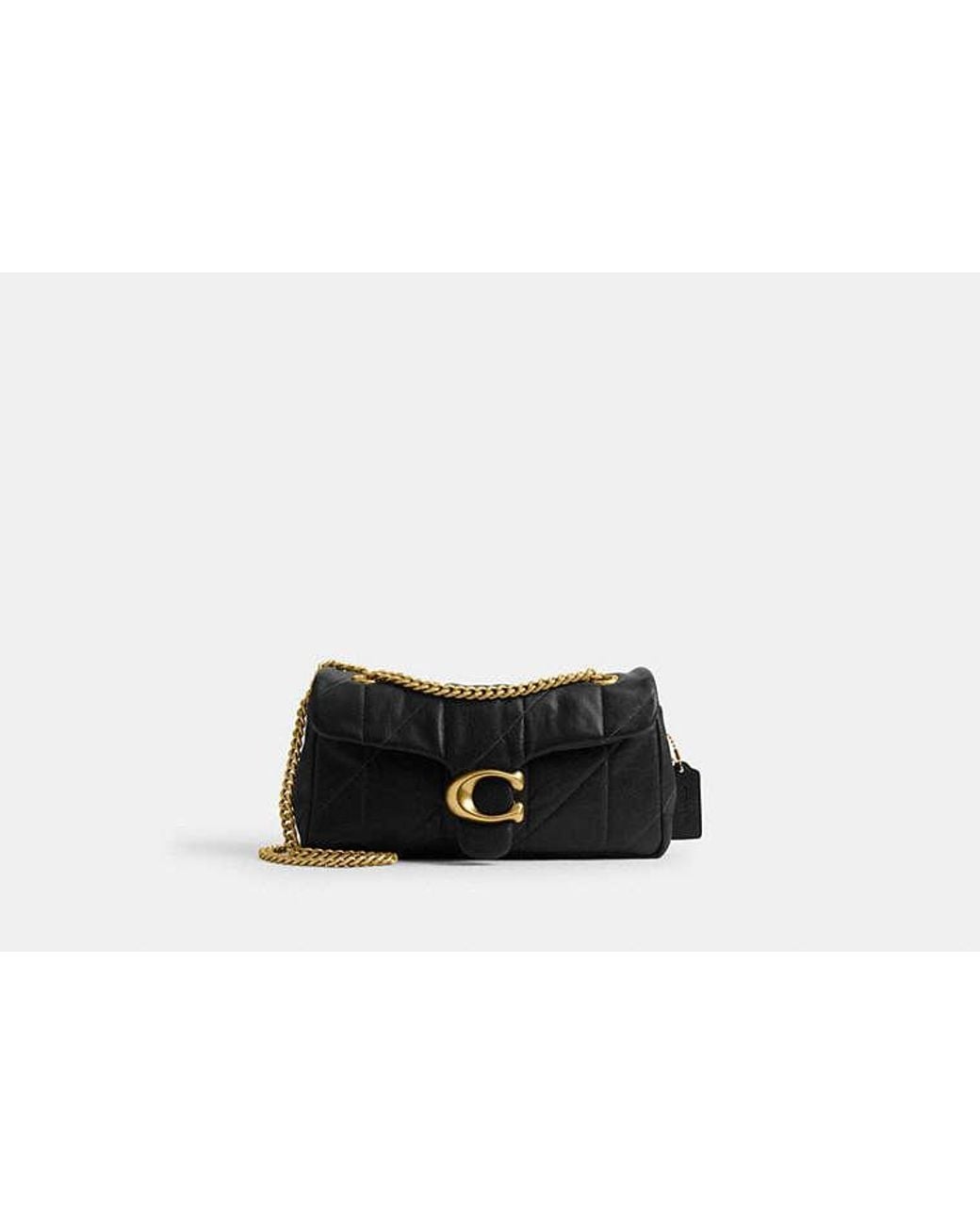 COACH Black Tabby Shoulder Bag 26 With Quilting