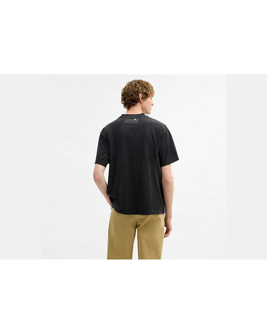 COACH Black Hardware Relaxed T-Shirt