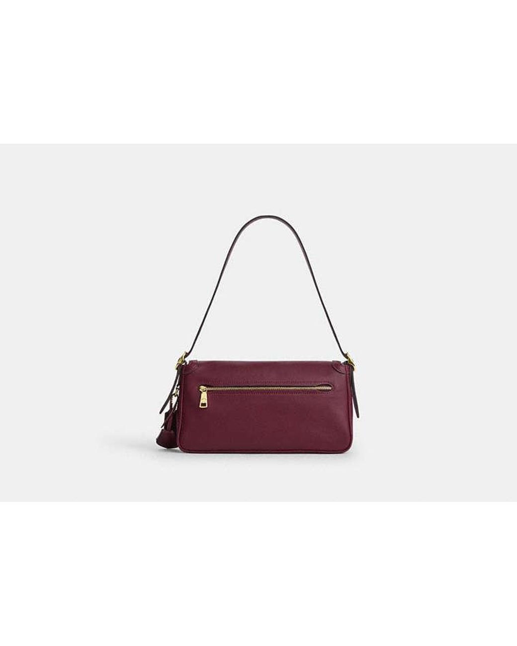 COACH Black Etta Small Flap Shoulder Bag