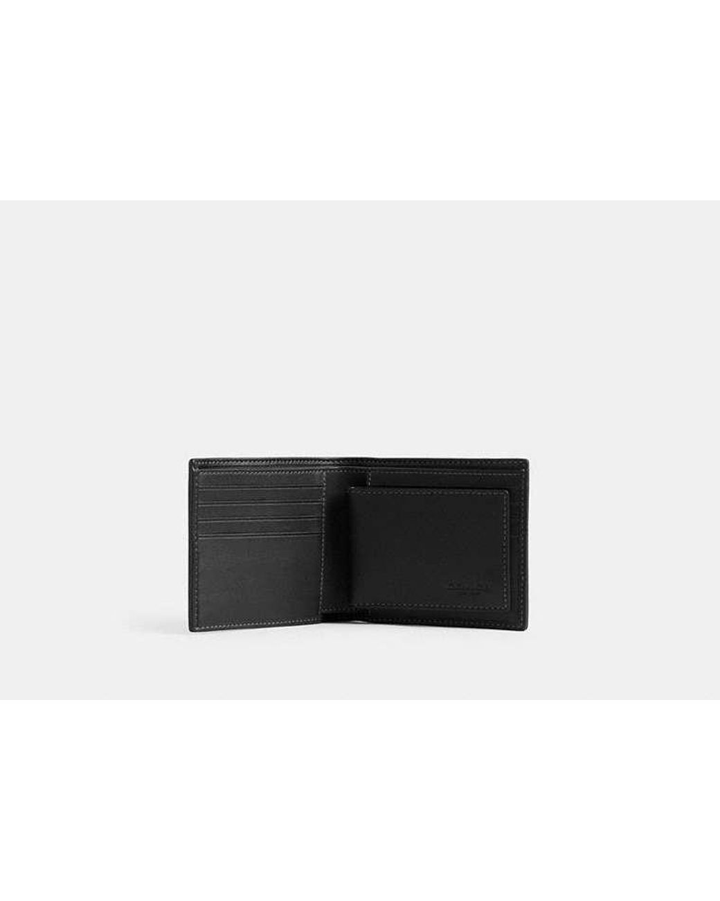 COACH Black 3-In-1 Wallet for men
