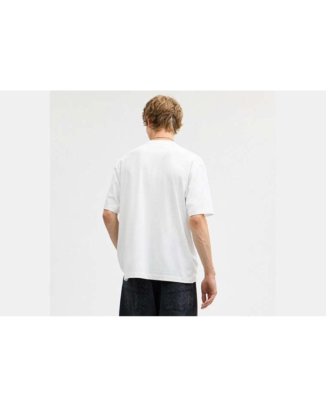 COACH Black Tonal T-Shirt for men