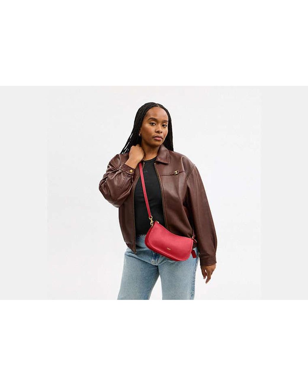 COACH Red Waverly Bag